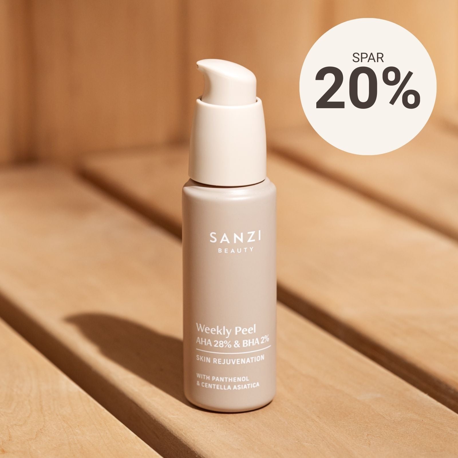 WEEKLY PEEL WITH 28% AHA & 2% BHA