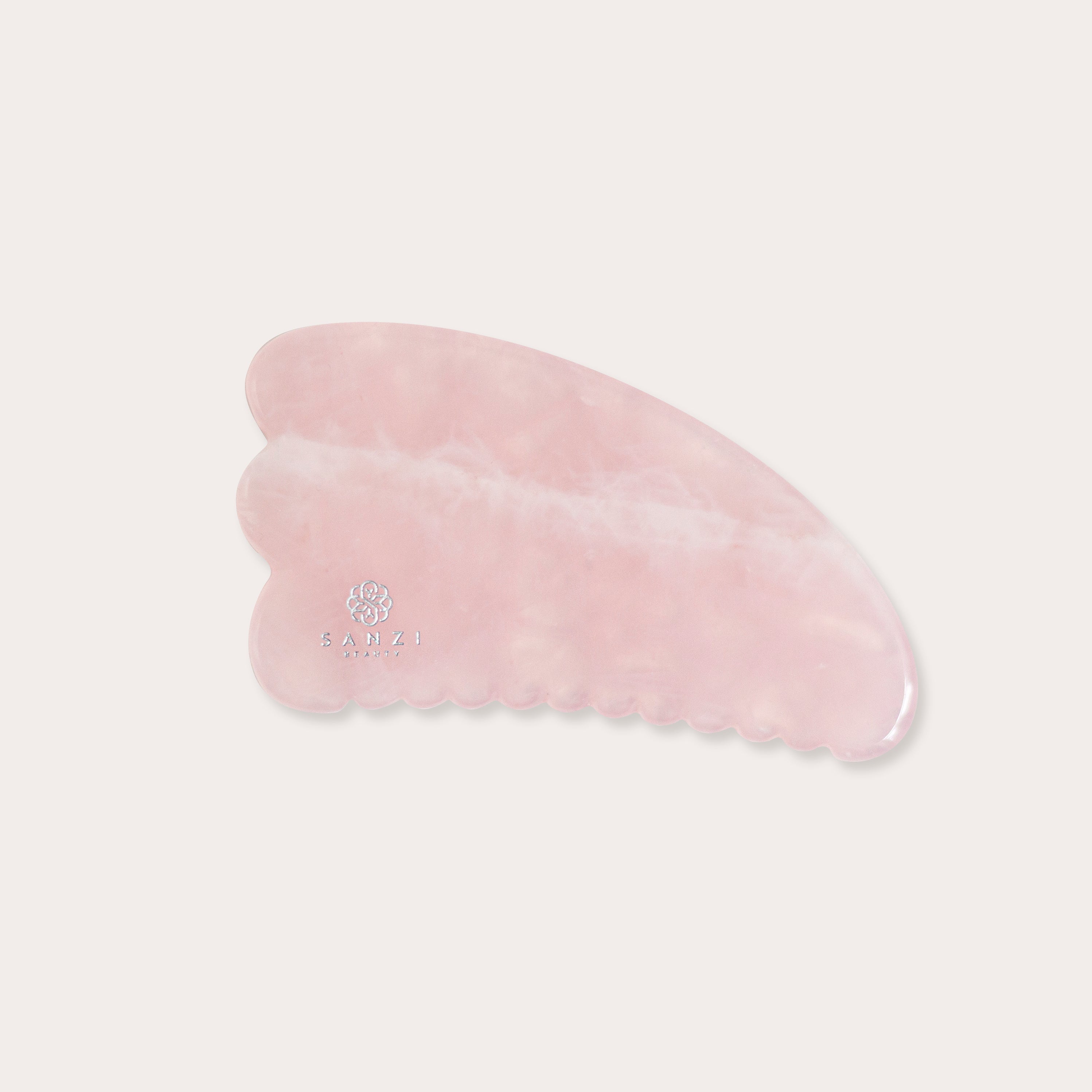 GUA SHA SCULPT (Rose Quartz) - TIDLIGERE DESIGN