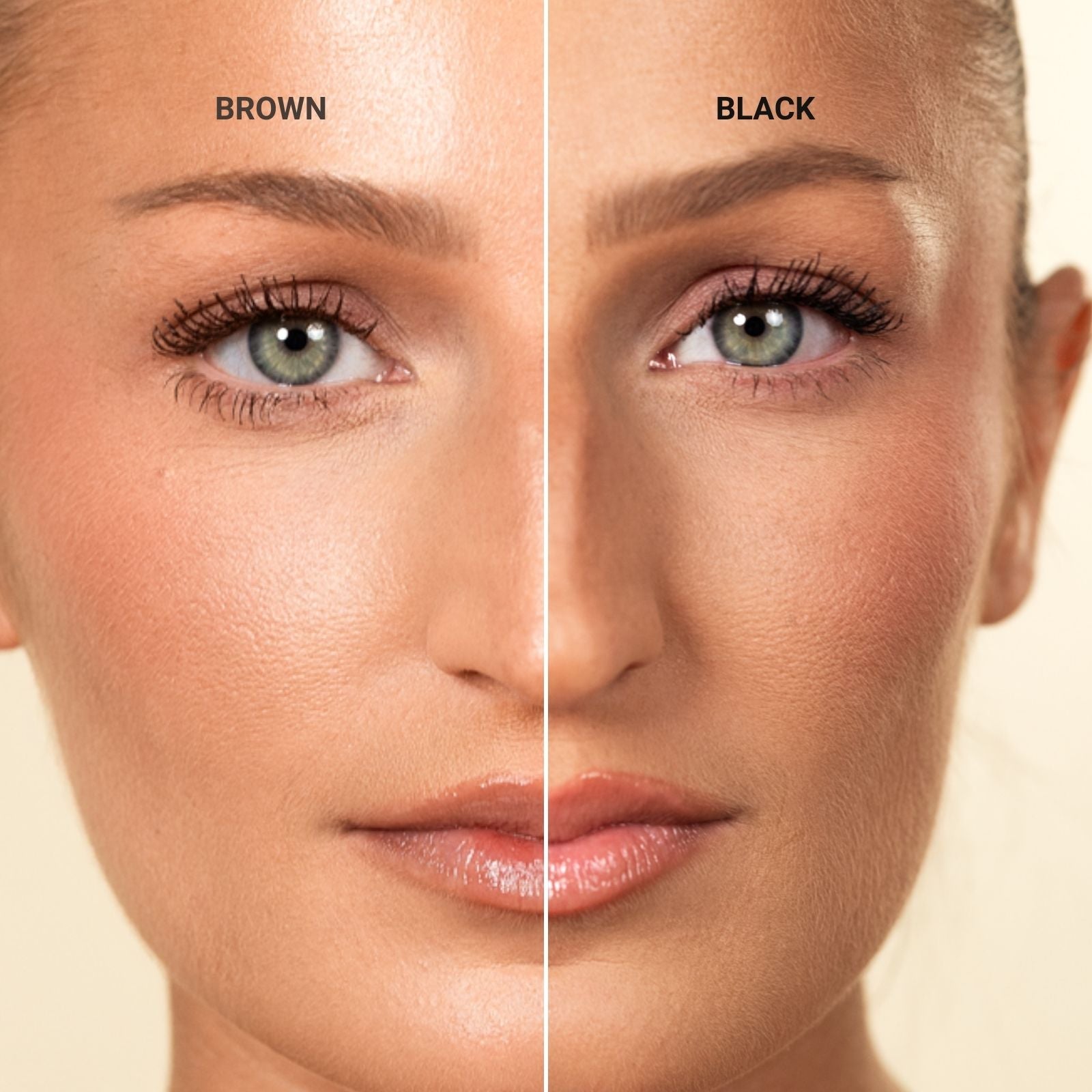 MASCARA VOLUME & CURL (WITH EYELASH SERUM) - BROWN